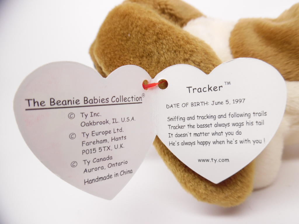 Ty Beanie Baby Tracker 5th Generation Hang Tag 1997 for sale online 