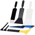thumbnail image 1 of EHDIS Vinyl Wrap Installation Tool KIT Window Tint Tools Window Tint Bulldozer Squeegee Long Handle Scrubber Paddle Squeegee,Small Quarter Window Squeegee for Car Wrapping,Window Tint Installation, 1 of 8