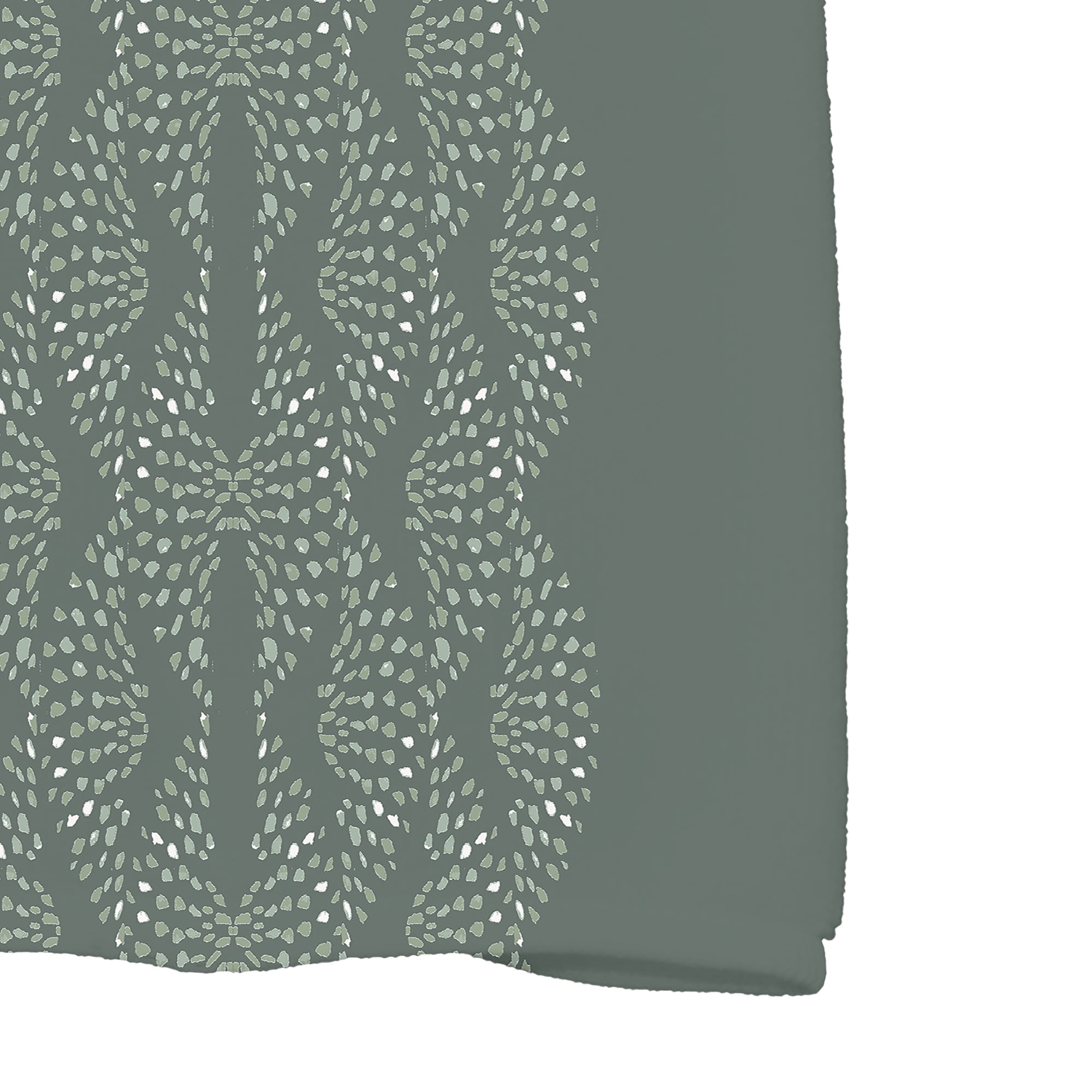 Dotted Focus 16 x 25 Inch Green Geometric Print Kitchen Towel