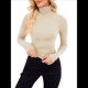 thumbnail image 1 of Camisetas de Larga para Mujer, Ropa Interior Térmica Básica de Otoño, Ropa de Invierno 2025 Albaricoque L, 1 of 9