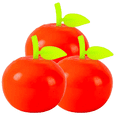 thumbnail image 2 of 3Pcs Apple Shape Stress Ball, Slow Rising Apple Squeeze for Office Anxiety Relief, Soft Squeeze Comfort, 2 of 8