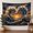 C, variant on XaaKee Large Wall Tapestry, Contemporary Surf Heart, High-Quality Polyester Tapestry Wall Hanging, 60x40Inch