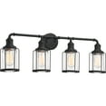 thumbnail image 2 of Quoizel Ludlow 4-Light 34" Bathroom Vanity Light in Earth Black, 2 of 4
