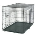thumbnail image 2 of Dog Cages for Large Dogs 20" 24" 30" 36" 42" 48", Heavy Duty Outdoor Dog Crate, Foldable Dog Kennels for Inside Outside, Small Medium X Large Dog Cage with Pan, Double Door, 48" x 29" x 31", Q4863, 2 of 10