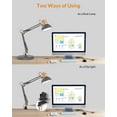 thumbnail image 6 of Lepower Metal Desk Lamp, Adjustable Goose Neck Architect Table Lamp with On/Off Switch, Eye-Caring Reading Lamp for Bedroom, Study Room & Office, 6 of 9