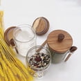 thumbnail image 3 of Juego de 3 Frascos de Vidrio Piscepio de 915 ml con Tapa y Cuchara de Madera, 3 of 8