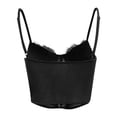 thumbnail image 3 of Oversized Tshirts for Women Fashion Top Women Baggy Top Women 3xl Alien Top Shirts for Women Muscle Womens Ladies Vest Wrapped Chest Lace Solid Color Sling Corset Top, 3 of 8