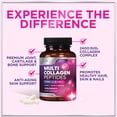 thumbnail image 6 of Multi Collagen Peptides - Hydrolyzed Collagen Types I, II, III, V, X - Best Hair, Skin, Nail & Joint Support for Women - Complete Collagen Peptide Supplement - Non-GMO, Bottled USA - 60 Capsules, 6 of 9