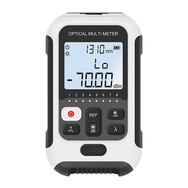 Medidor de potencia de fibra óptica localizador visual de fallas óptico 3 en 1 NikouMX
