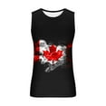 thumbnail image 3 of Vivianyo HD Men's Sleeveless Vest Top Summer Men Casual Fashion Gradation Printing Pullover Round Neck Sports Tank Tops, 3 of 4