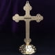 thumbnail image 4 of 5X Crucifijo de Pie con de Aleación Base para Decoración de la Capilla del Hogar y Regalos Religiosos (), 4 of 5