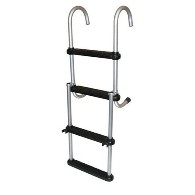 ASC 4 Step Anodized Aluminum Removable Pontoon Ladder