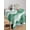 Sage Green, variant on Aqua Coastal Beach Table Cloth, Modern Oil Painting Nautical Waterproof Tablecloth for Square Tables, Reusable Washable Fabric Table Cover for Restaurant Kitchen Dining Tables 54"x54"