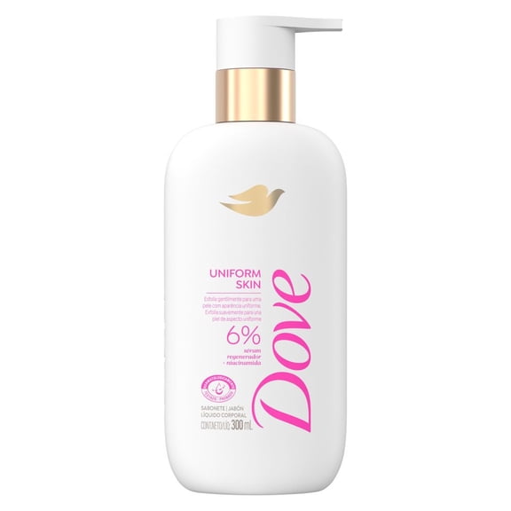 Jabón Liquido Corporal Dove Piel Uniforme 300 ml