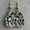 #5, variant on Ethnic Colorful Flower Leaf Pattern Wood Beads Teardrop Statement Earrings