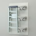 thumbnail image 2 of RST Brands Flow Wall 5 PC Plastic Ladder Hook & Bin Bracket Storage Set - White, 2 of 8