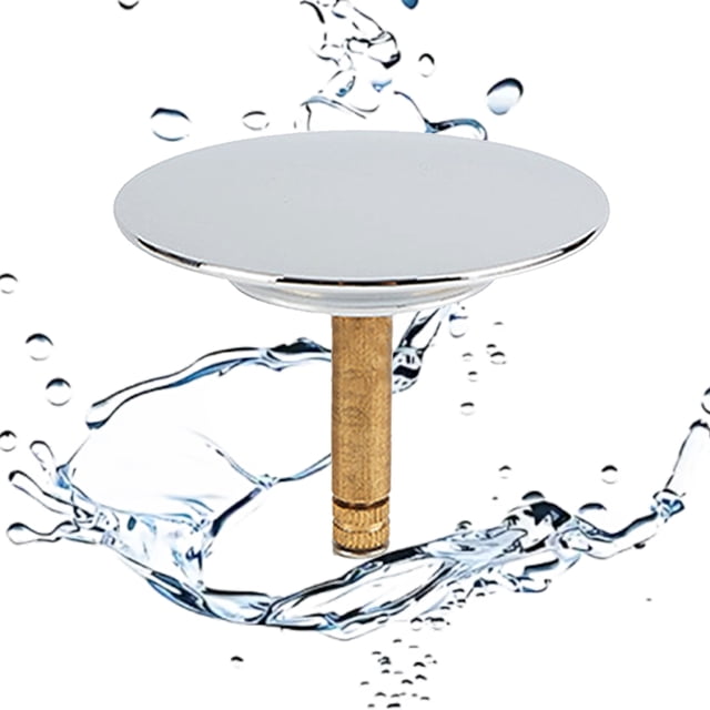 Tapón para bañera de 72 mm, tapones para bañera, tapón para fregadero, desagüe para bañera, tapón de drenaje para bañera con junta de repuesto, apto para bañera, inoxidable e impermeable