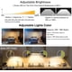 thumbnail image 2 of Lámpara de cocina LED, lámpara para debajo del gabinete de cocina, foco LED adhesivo con control remoto inalámbrico, luces LED para toda la casa con tira magnética/temporizador automático, 2 of 5