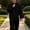 Black, variant on LYSMORA Men's Quarter Zip Pullover Sweatshirt, Stand Collar Long Sleeve Loose Street Casual Athletic Tops