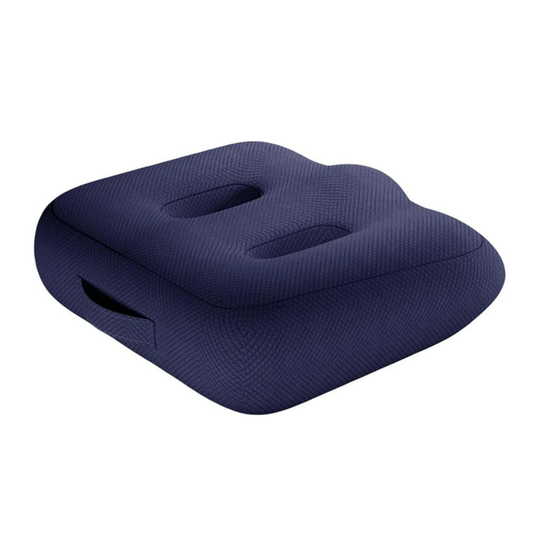 Adult Car Booster Seat Cushion Angle Lift Seat Pad Breathable Thickened  Blue Style C 