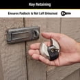 thumbnail image 4 of Candado de Disco Masterlock Acero 70 mm Paquete de 2 Keyed Alike, 4 of 7
