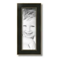 thumbnail image 2 of ArtToFrames 5" x 14" Honors Black with Gold Picture Frame, 5x14 inch Black Wood Poster Frame (WOM-5158),  Pack, 2 of 7
