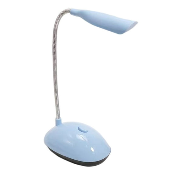 RUISINERY Battery Powered LED Desk Lamp 360 Degree Rotation Adjustable Gooseneck Hose Eye Protections Reading Night Light