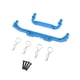 thumbnail image 5 of Soportes de carrocería delanteros y traseros para RC, escala 1/14, piezas metálicas de alta resistencia para chasis. azul, 5 of 9