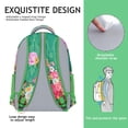 thumbnail image 5 of Boho Chic Paisley Backpack - Waterproof & Lightweight Bookbag for College Students & Commuters, 5 of 6