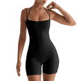 thumbnail image 1 of de Entrenamiento para Mujer, Sin Mangas, con Espalda Descubierta, Control de Abdomen, para Yoga, Color Negro, Talla XS, 1 of 10