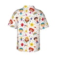 thumbnail image 3 of Picia Childrens Party Gentle Cotton Regular Fit Short Sleeve Casual Hawaiian Shirt for Men-, 3 of 9
