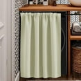 thumbnail image 5 of YIMWNYI Solid Color Short Curtains, High Precision Shading, Durable Fabric, Versatile Home Partition, Bathroom Kitchen Door Curtain, Stylish Privacy Curtain, 5 of 8