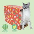 thumbnail image 6 of Kitty City Christmas Tree Paper Bag & Corrugate Cat Scratching Pad, Red, One Size, 6 of 8