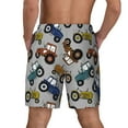 thumbnail image 4 of Fotbe Color Tractor Men’s Swim Trunks Quick Dry Swim Shorts Board Shorts with Mesh Lining-3X-Large, 4 of 9