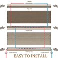 thumbnail image 4 of 1 Set Pleated Shade Repair Kit Window Shade Cord Retainers Blind String Window Shade Repair Tool Rv Blinds Replacement Part, 4 of 4