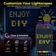 thumbnail image 4 of Cortina de Luces 3 * 3 Metros 400 LED,8 modos luces Inteligentes con Control de APP + Remoto IR,Patrones y textos DIY,Varios patrones de vacaciones,subir imágenes y otros al para Navidad,Fiesta,Boda, 4 of 8