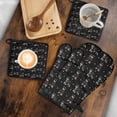 thumbnail image 5 of Schnauzer Dog Kitchen Oven Mitt and Pot Holder Sets 4 Pcs for Baking, Cooking and Grilling, Heat Resistant Up To 392 °F, 5 of 7