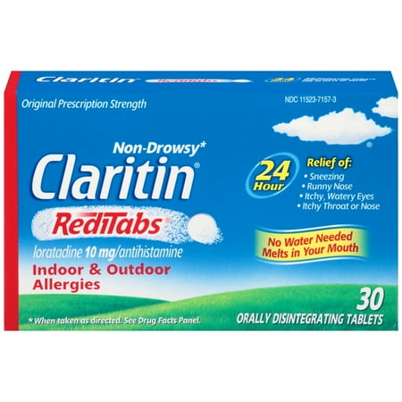 Claritin RediTabs 24 Hr Non-Drowsy Allergy Relief Tablets, 10mg, 30 Ct