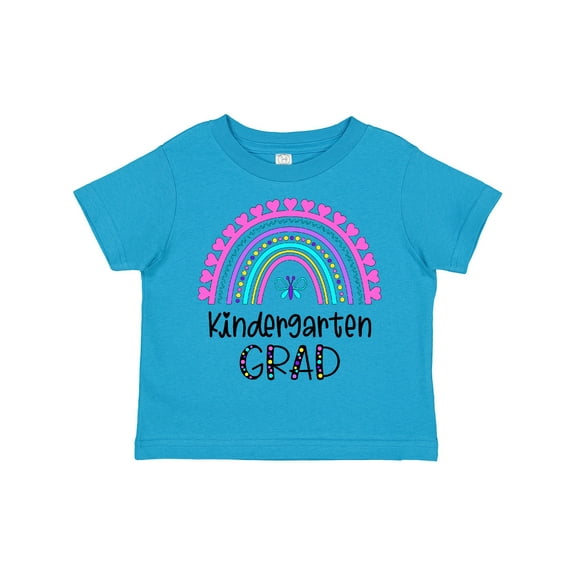 Inktastic Kindergarten Grad Graduation Rainbow Boys or Girls Toddler T-Shirt