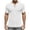 White, variant on Horkkom Henley Shirts for Men Solid Color Short Sleeve Shirt Summer Business Workout Casual Shirts XXL