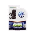 thumbnail image 3 of 1964 Volkswagen Type 2 Samba Bus "Peace & Love" Light Green Series 7 Club Vee Dub 1/64 Diecast Model by Greenlight, 3 of 3