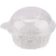 thumbnail image 2 of Soporte de Cúpula 400x ANGGREK Caja de Pastel Individual de Plástico transparente para cupcakes, 2 of 7