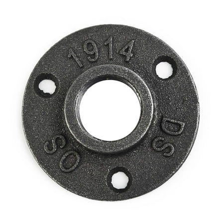 

Malleable threaded black floor flange iron wall-mounted installation