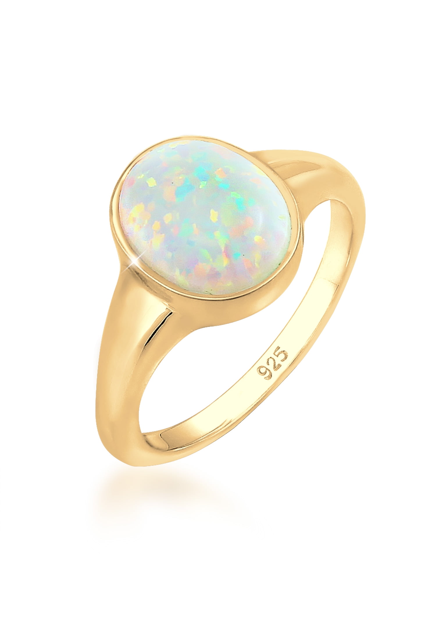 Jewellery Rings Signet Rings 925 sterling silver opal ring 