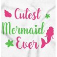 thumbnail image 2 of Cutest Mermaid Ever Daughter Birthday Bodysuit Jumper Girls Infant Baby Brisco Brands 6M, 2 of 6