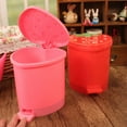 thumbnail image 2 of Trash Can Large-Capacity Good Weight Capacity Exquisite Shape Convenient High Durability Decorative Plastic Strawberry Style Waste Basket Garbage Container Home Supplies, 2 of 8