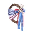 thumbnail image 7 of Independence Day Decorative Garland Props, Star Stripe Printing Cloth Art Wreath Festival Door Wall Hanging Ornament, 7 of 7