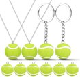 thumbnail image 1 of 10 mini colgantes de pelotas de tenis en 3D para llaveros, ideales para crear joyas, collares, pulseras y otros accesorios deportivos. 2 cm, 1 of 8