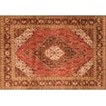 thumbnail image 1 of Ahgly Company Indoor Rectangle Persian Orange Traditional Area Rugs, 8' x 10', 1 of 1