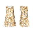 thumbnail image 7 of KLL Retro 70s 60s Flower Pattern Womens Summer Dresses 2025,Loose Round Neck Sleeveless Sundresses Tank Dresses with Pockets, 7 of 7